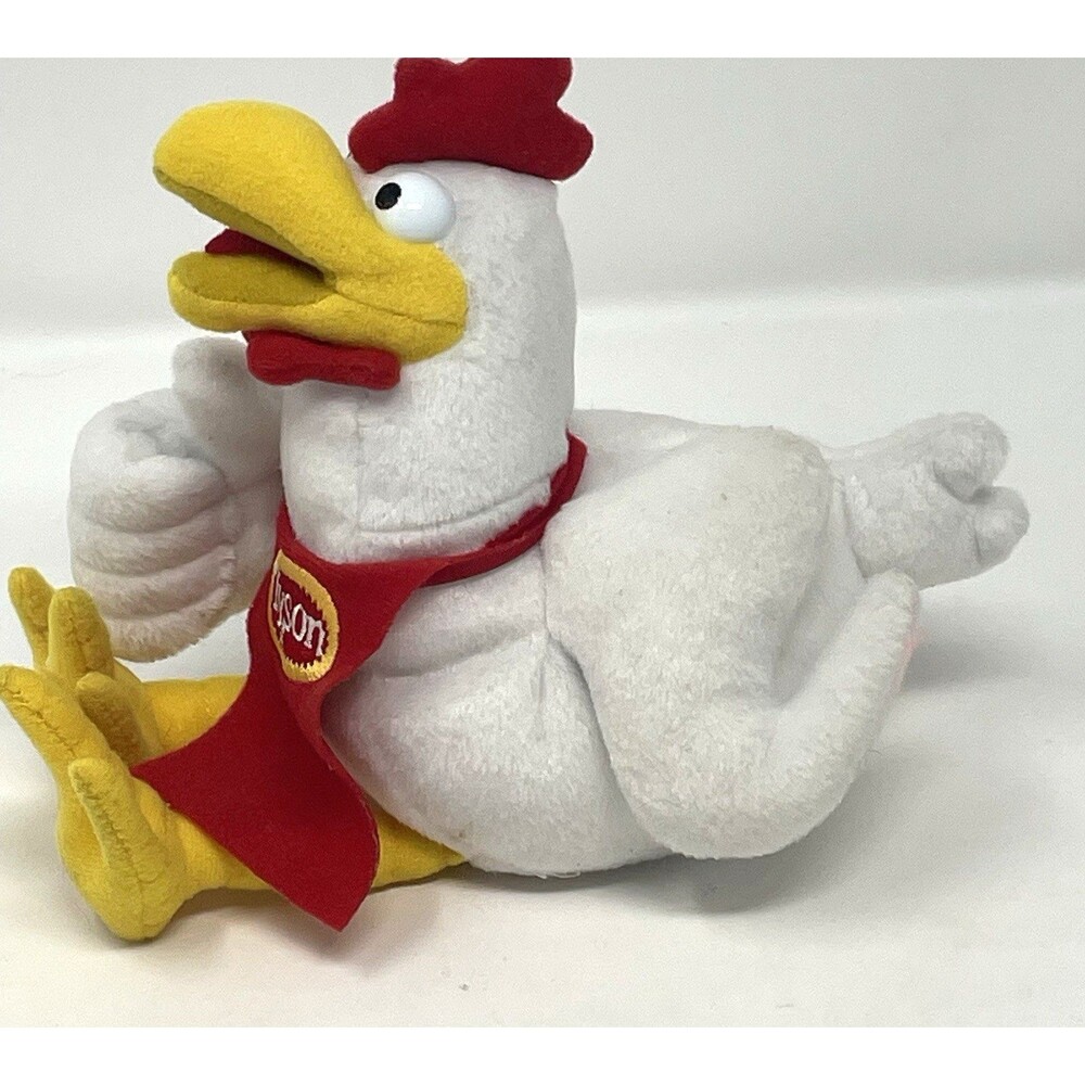 Vintage Tyson Foods Plush Rooster 9" Advertising Stuffed Toy Mascot Collectible - Picture 3 of 10